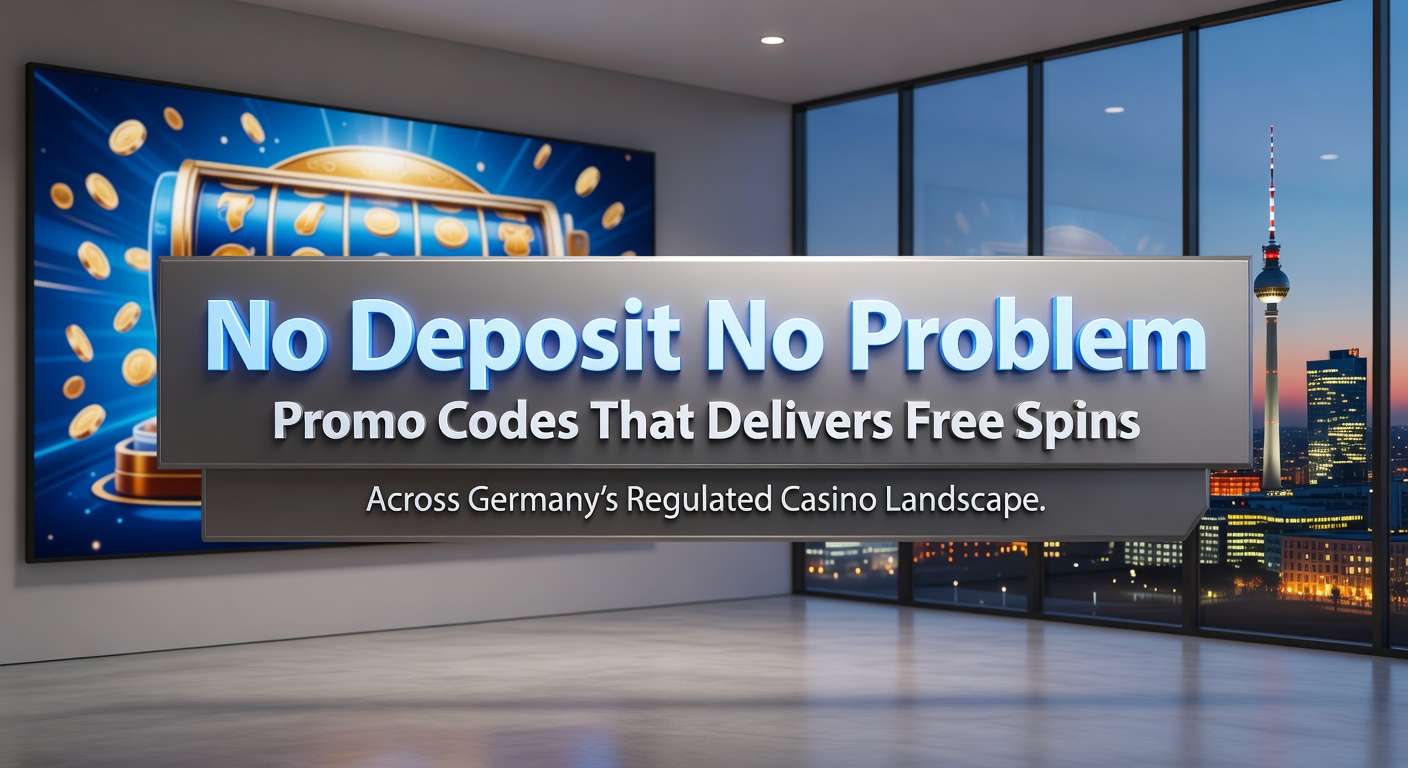 Bunte Casino-Symbole mit Free-Spin-Angeboten und Promo-Code-Eingabe auf einem Smartphone-Bildschirm, das die Attraktivität von No-Deposit-Boni in Deutschland darstellt
